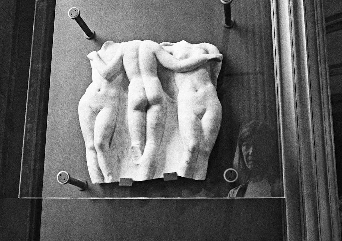 Self Portrait, Louvre by Maylee Noah 