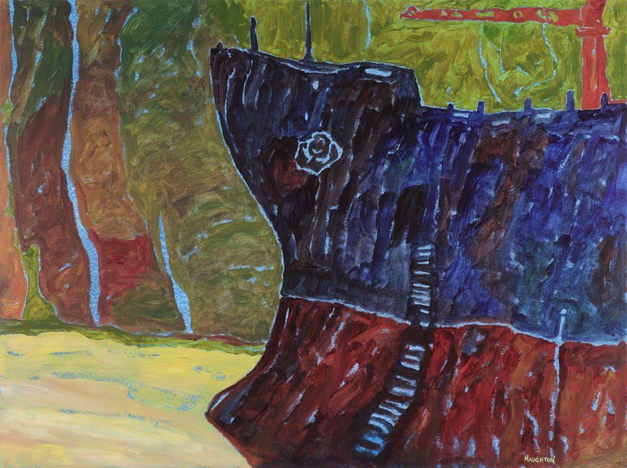 Ships with Windsurfers LV by David Haughton 
