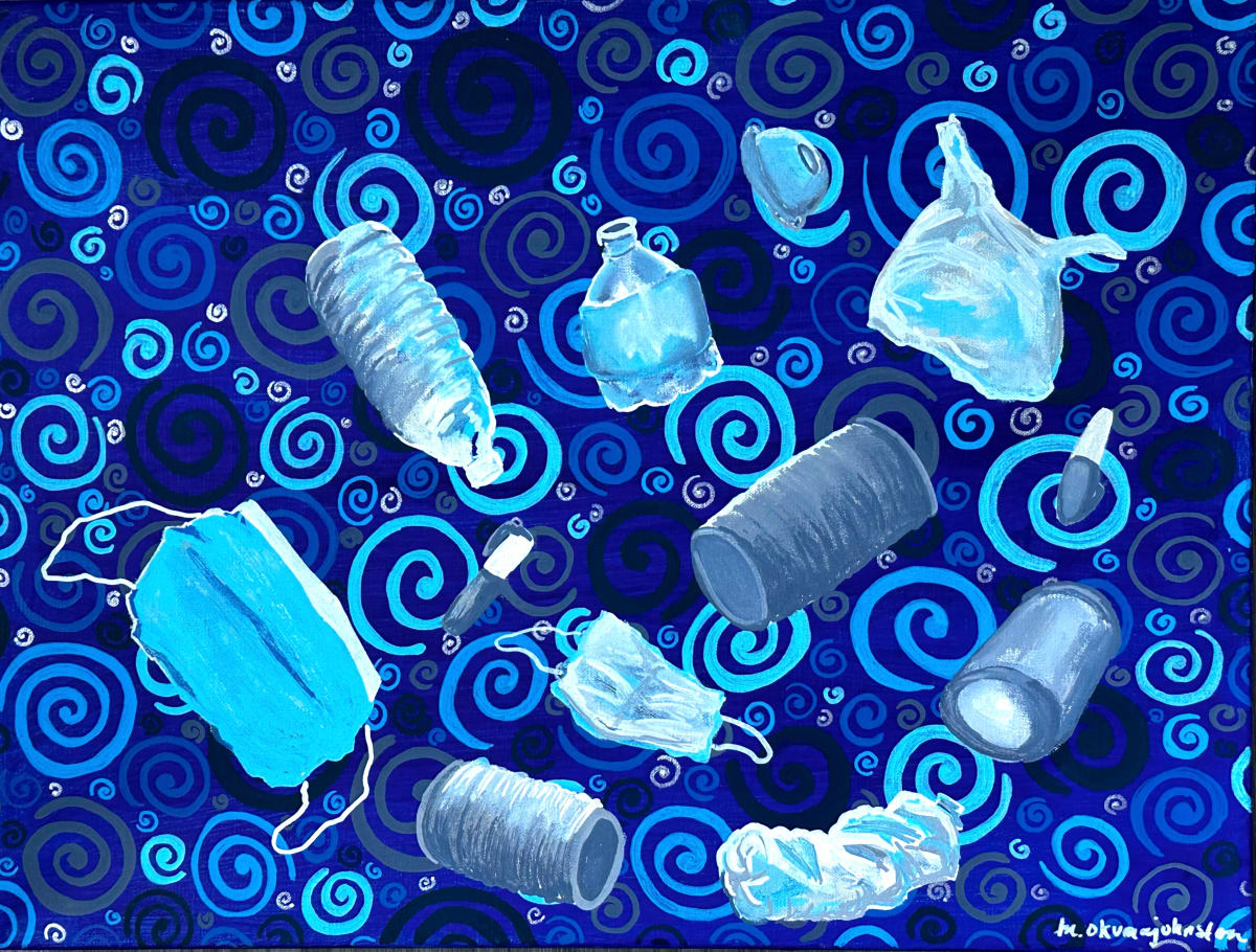 UZUMAKI- great pacific garbage patch by Marie Okuma Johnston 