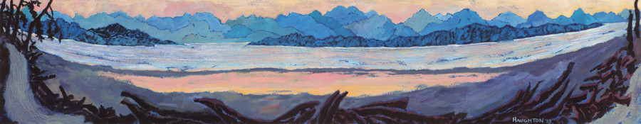 View from Rebecca Spit IV (Tidal Pool and Road) by David Haughton 