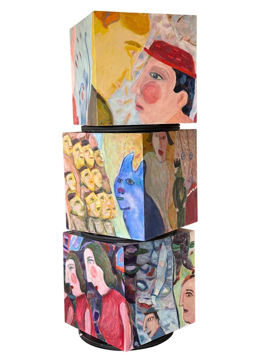 Block tower by Arni Adler, Image 1.