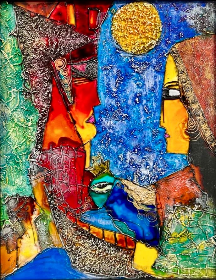 Midnight Faces 3 by Sanjida Mity 