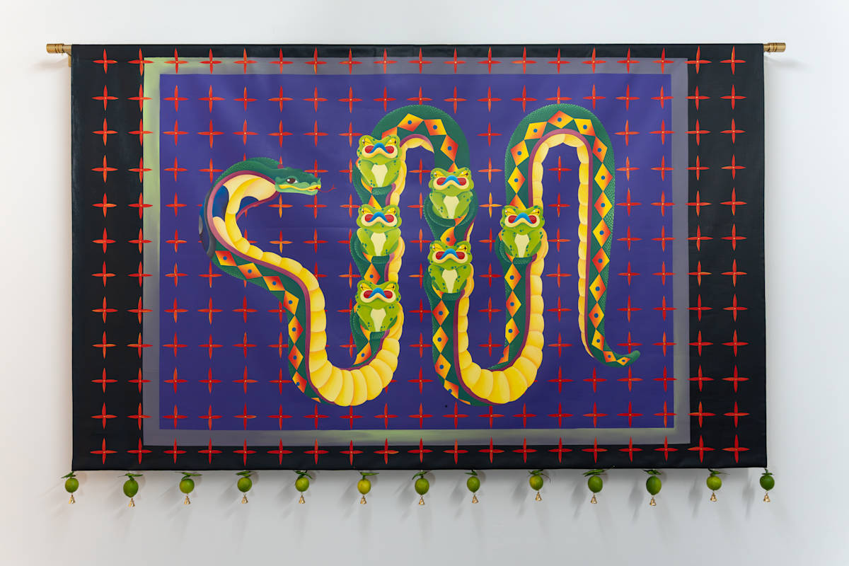 Snake and the frogs by Suneeva Saldanha 