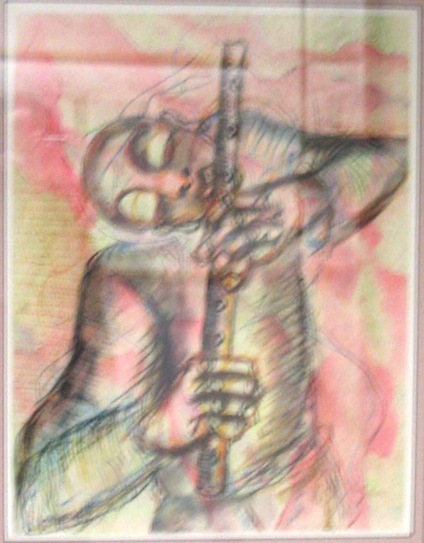 Untitled (Flute Player) by Mike Khali 