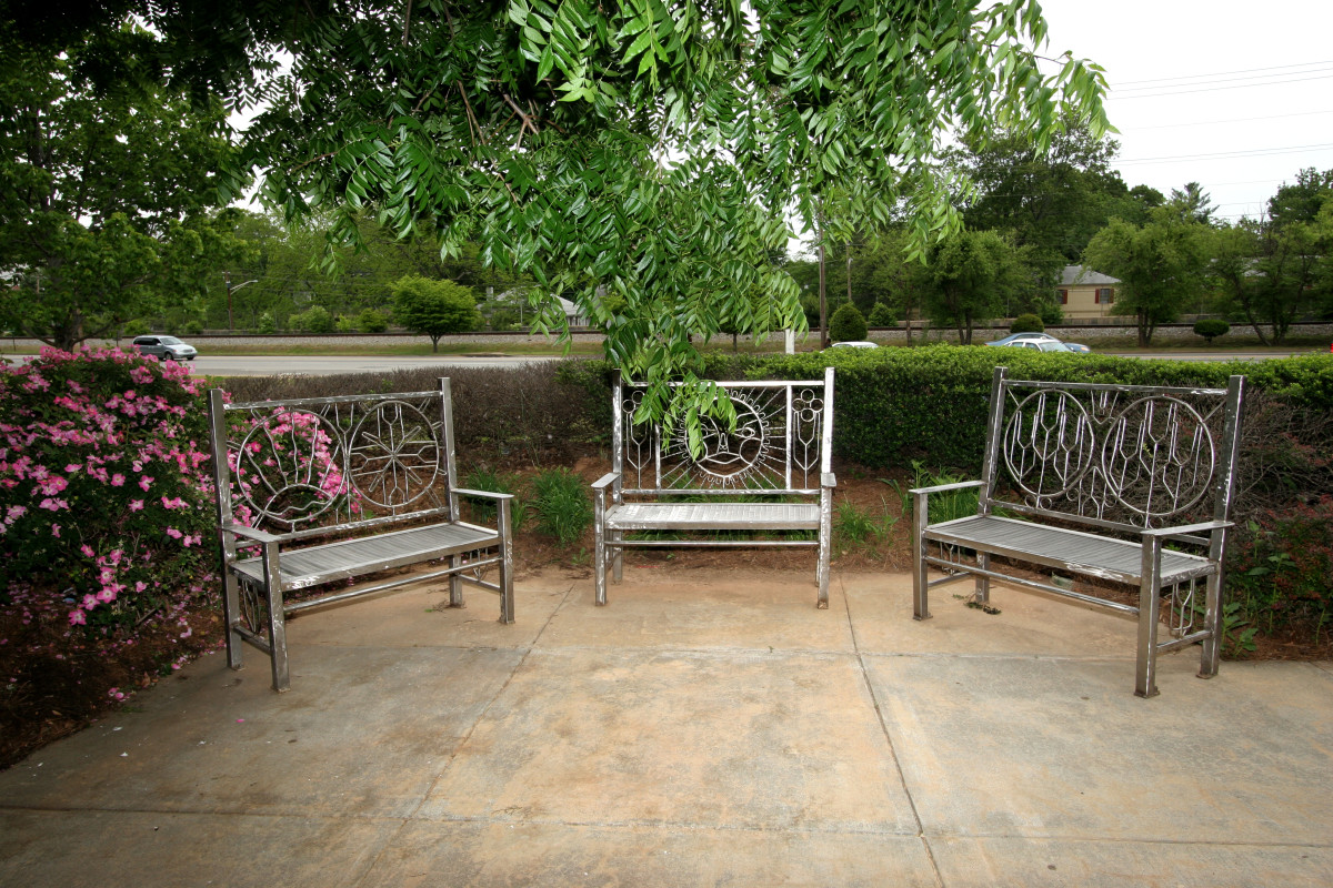 Screen, Benches & Chair by Harold Rittenberry 