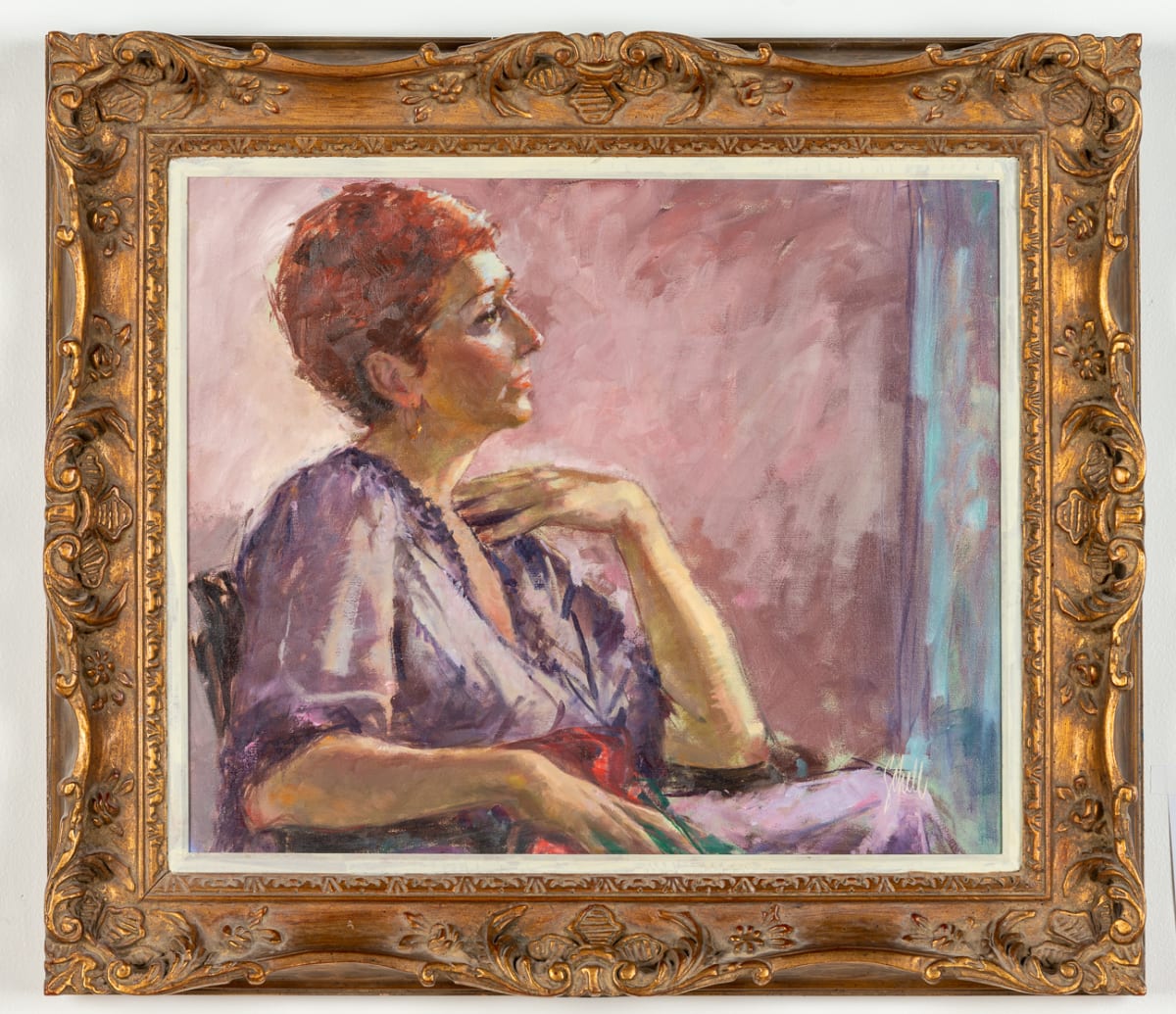 Untitled (Portrait of Ellen Yancey Oates) by James B Schell  Image: Portrait of Ellen Yancey Oates (1943 - 1990), First Director of Abernathy Arts Center