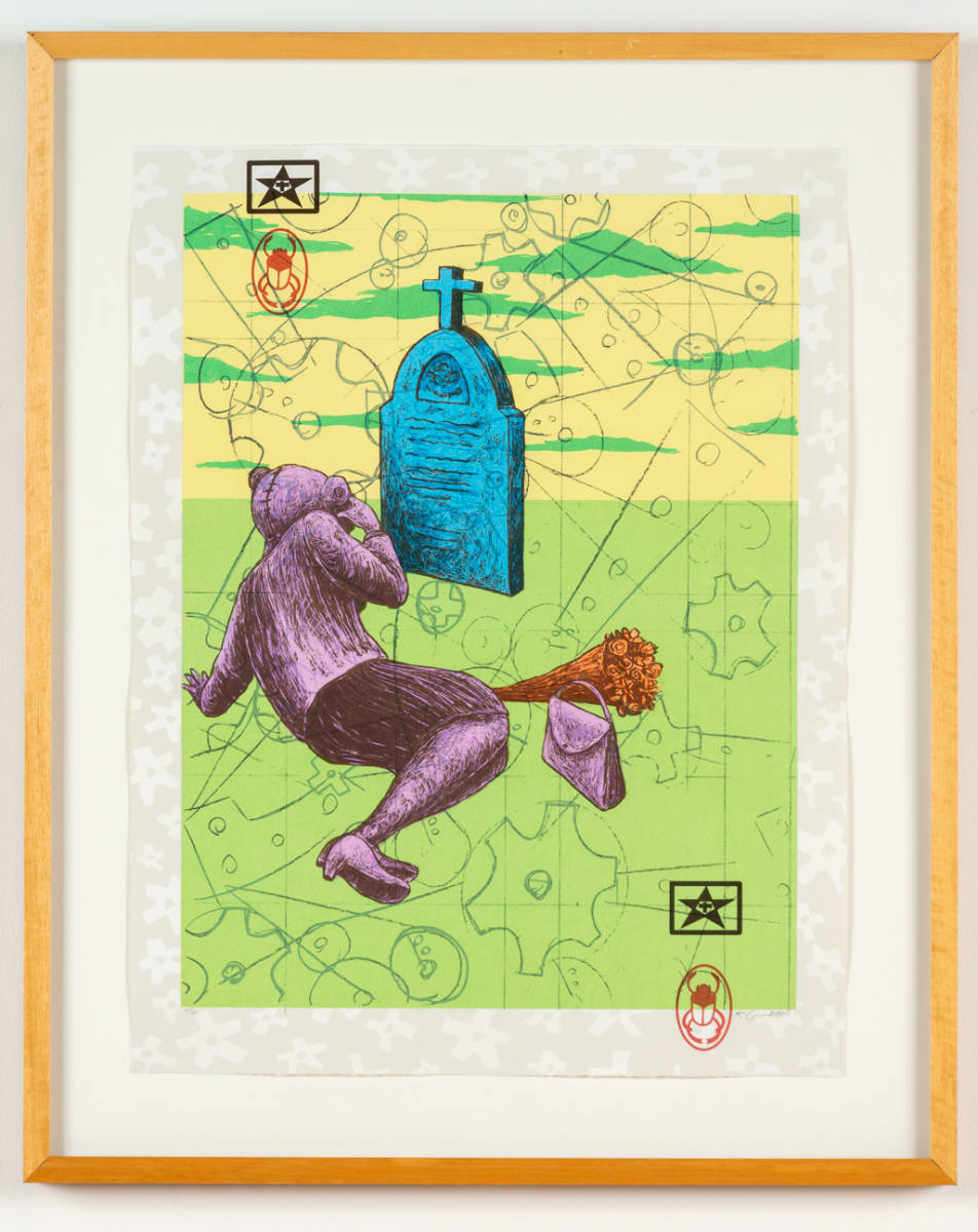 Untitled (Grave) Copy 1 (Caversham - Baggage) by Kojo Griffin 