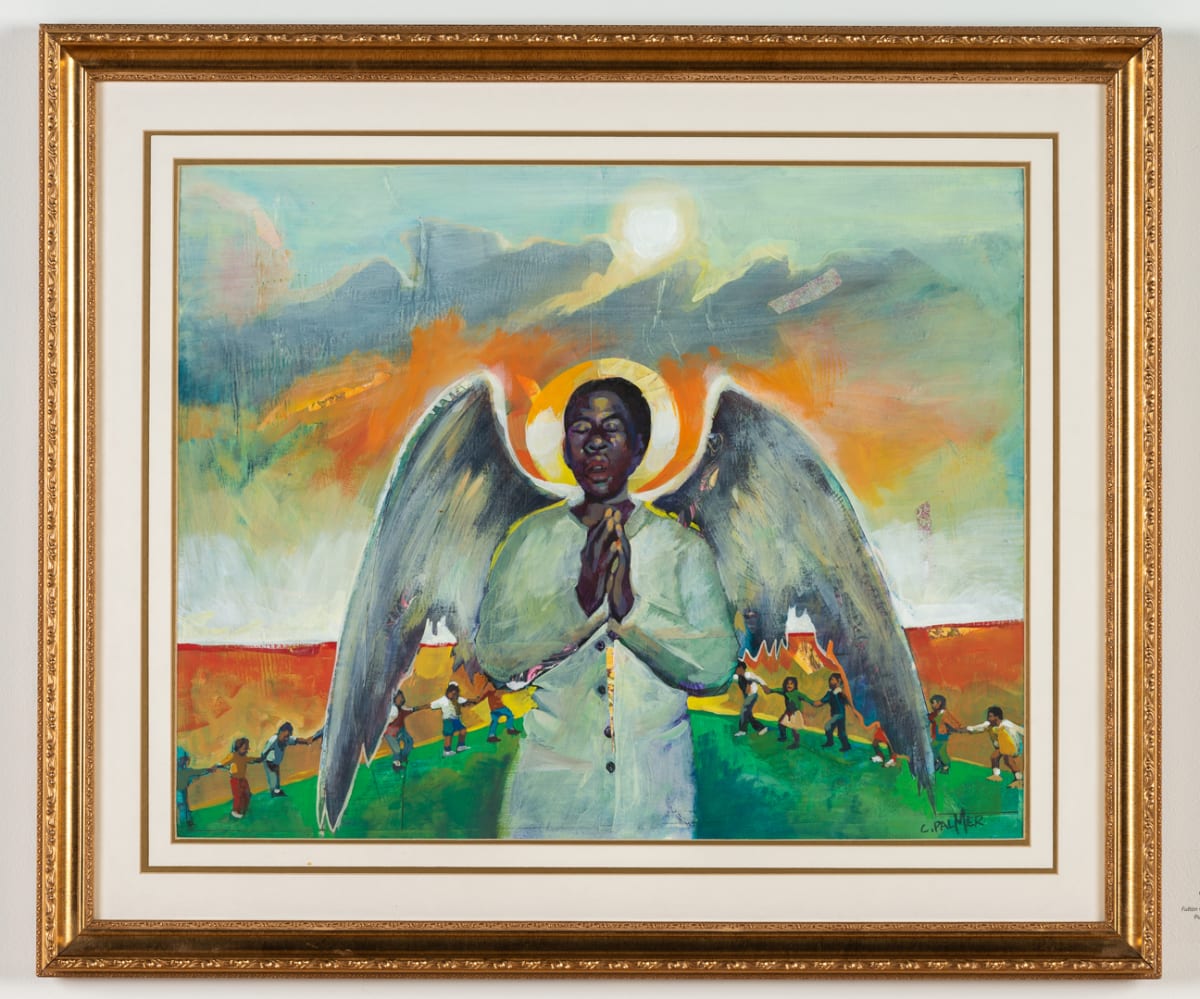 Giving Thanks (originally part of the collection at New Horizons Neighborhood Senior Center) by Charly Palmer 