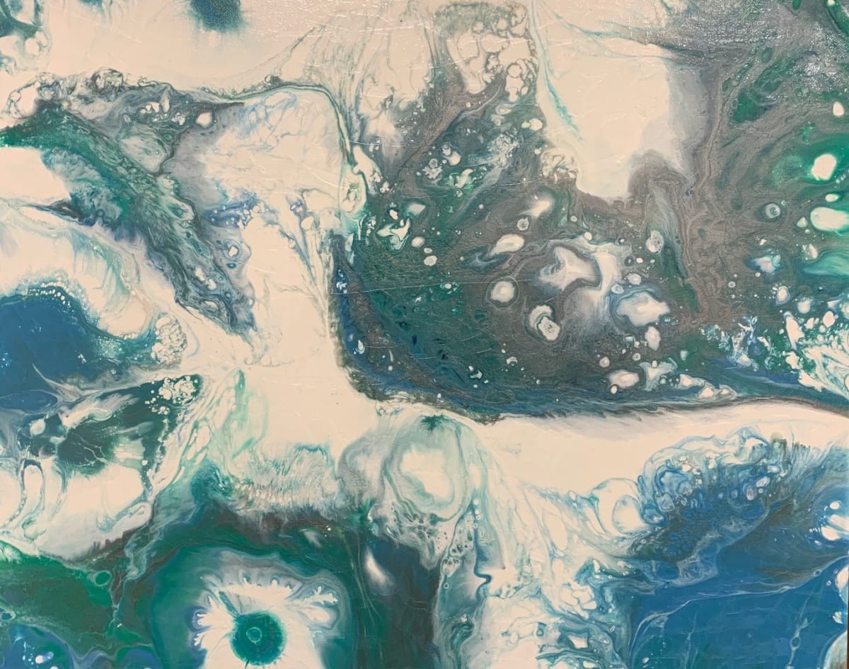 Wind Painting (Creative Like Me exhibit) by Behavioral Health & Developmental Disabilities (L. Davis, C. Davis, T. Durruh, M. Carter, C. Russell, M. Young, R. Mulholland), Image 1.