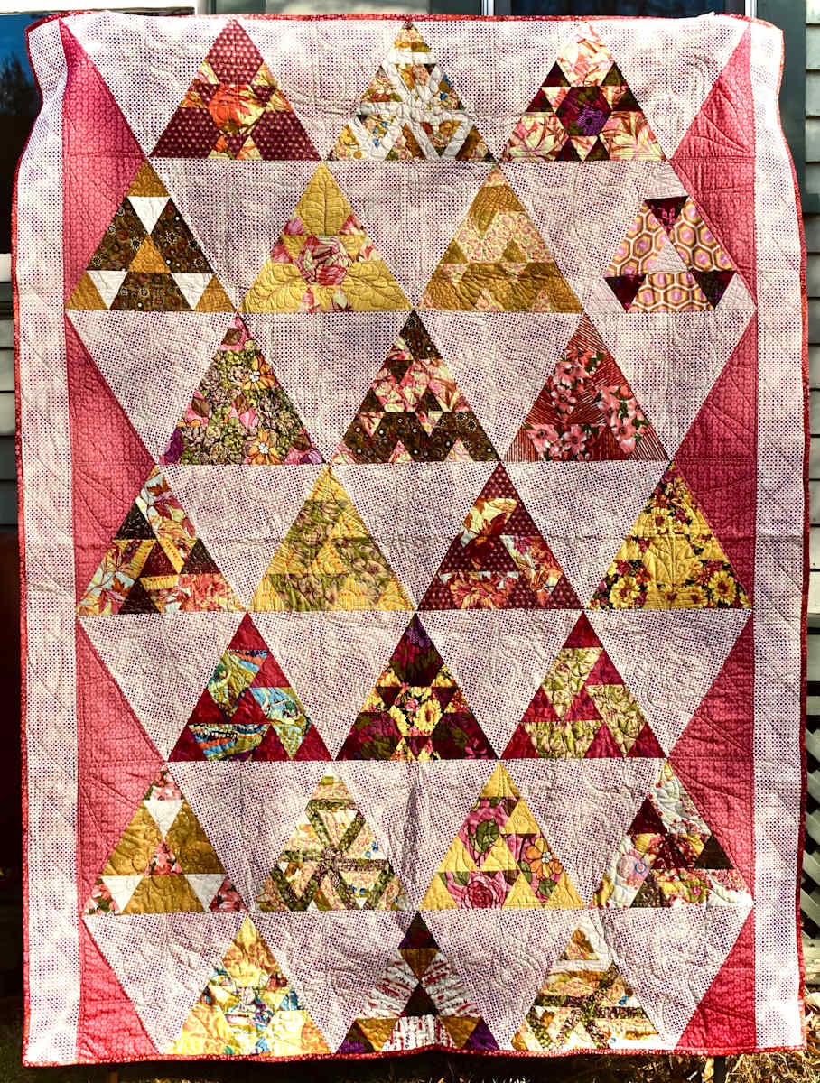 Pink Triangles (Pamplemousse Rose) by Audrey Hyvonen, Image 2.