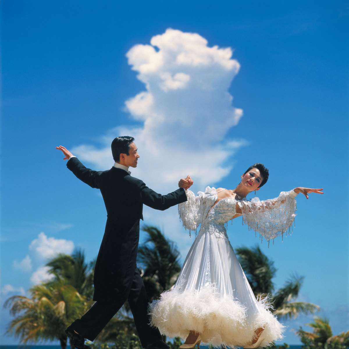 Ballroom Dancers, Miami by Firooz Zahedi 