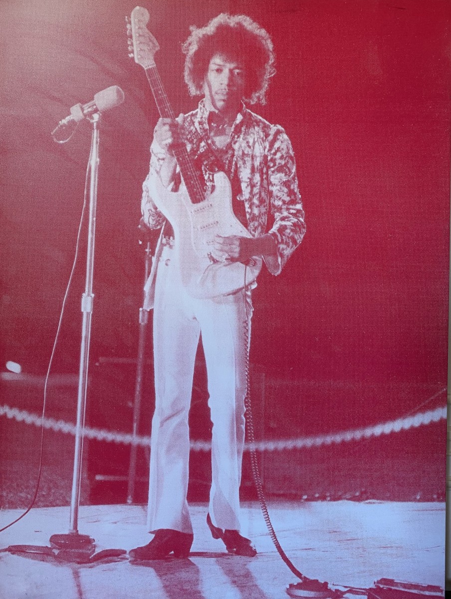 Jimi Hendrix Hollywood Bowl, 1967 by Russell Young Henry Diltz 