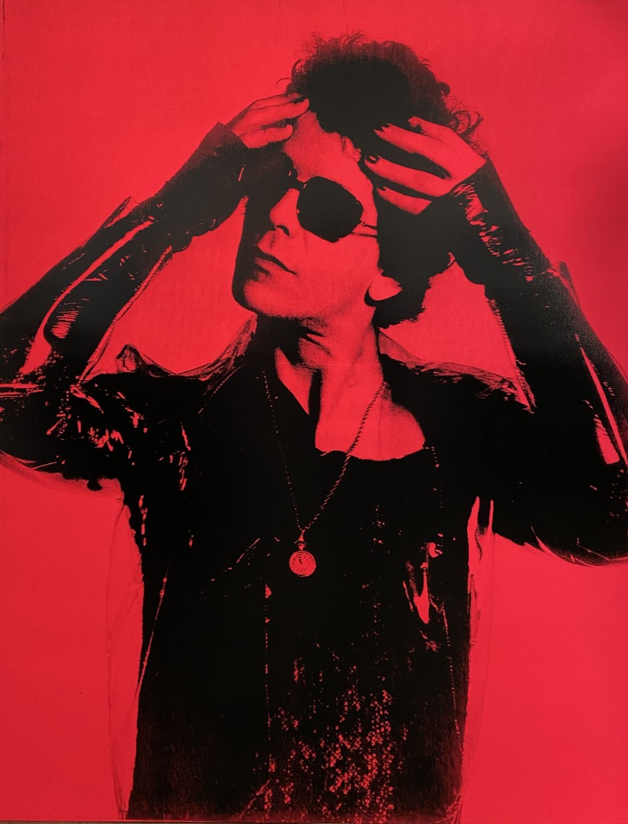 "Shooting Star" Lou Reed, Great Newport Street, London 1975 by Russell  Young Mick Rock 