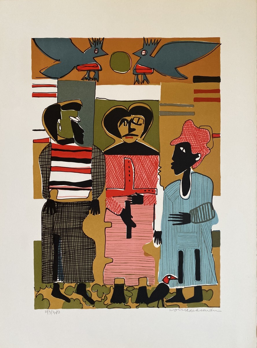 Firebirds by Romare Bearden 