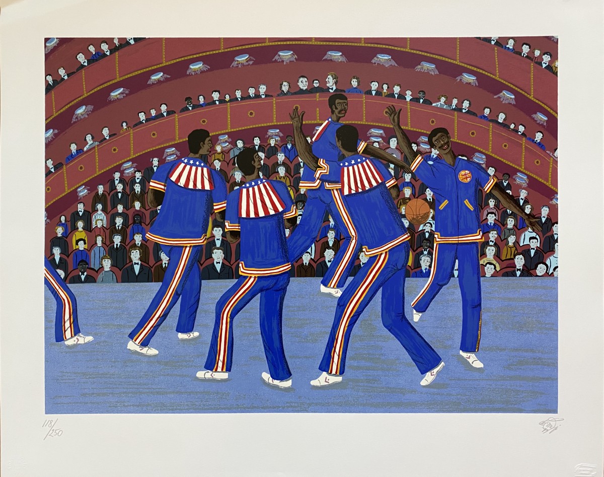 Harlem Globetrotters by Oscar De Mejo 