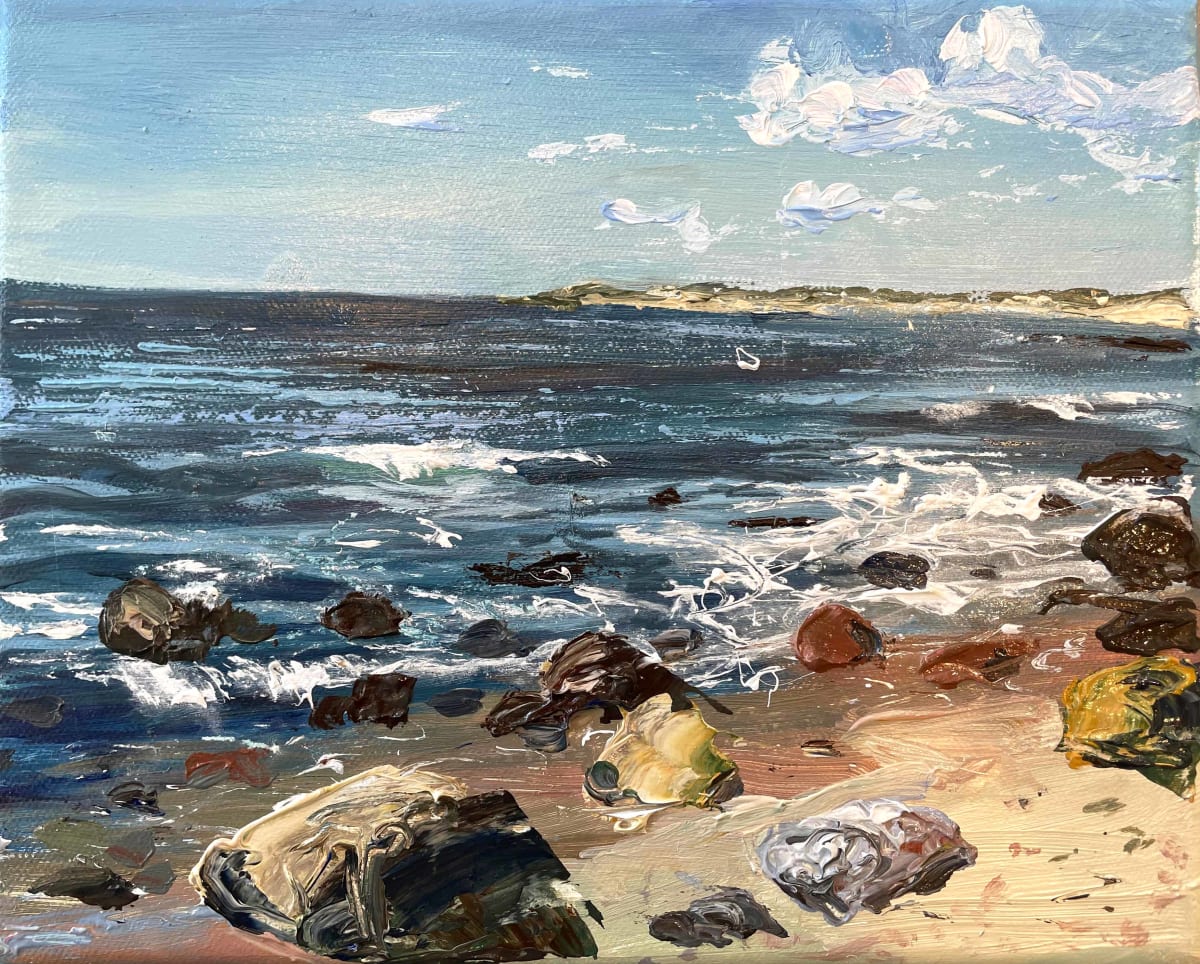 Beach at Spray Rock by Annie Wildey 