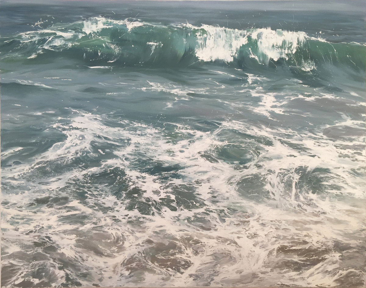 Wave on Shore by Annie Wildey 