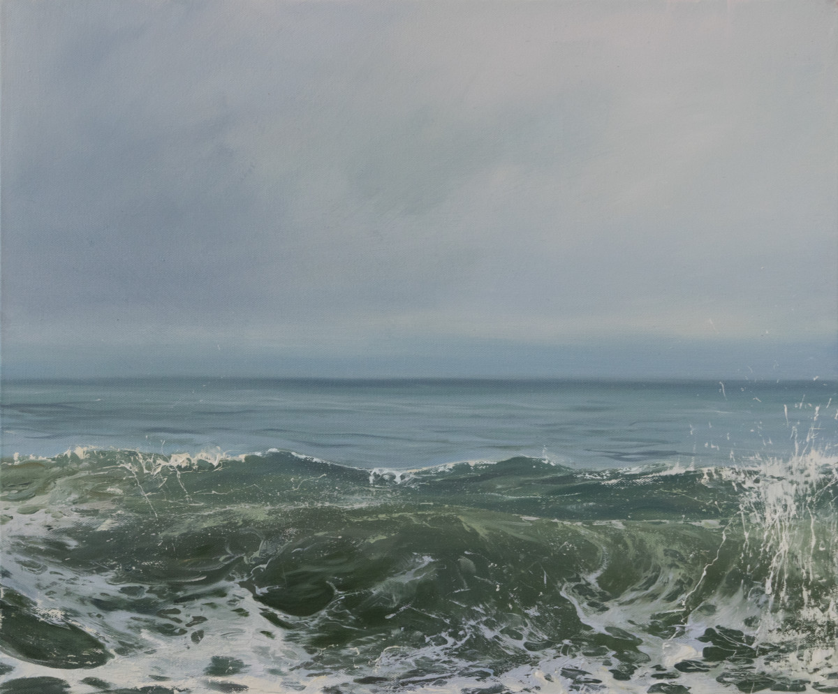 Morning Wave IV by Annie Wildey 