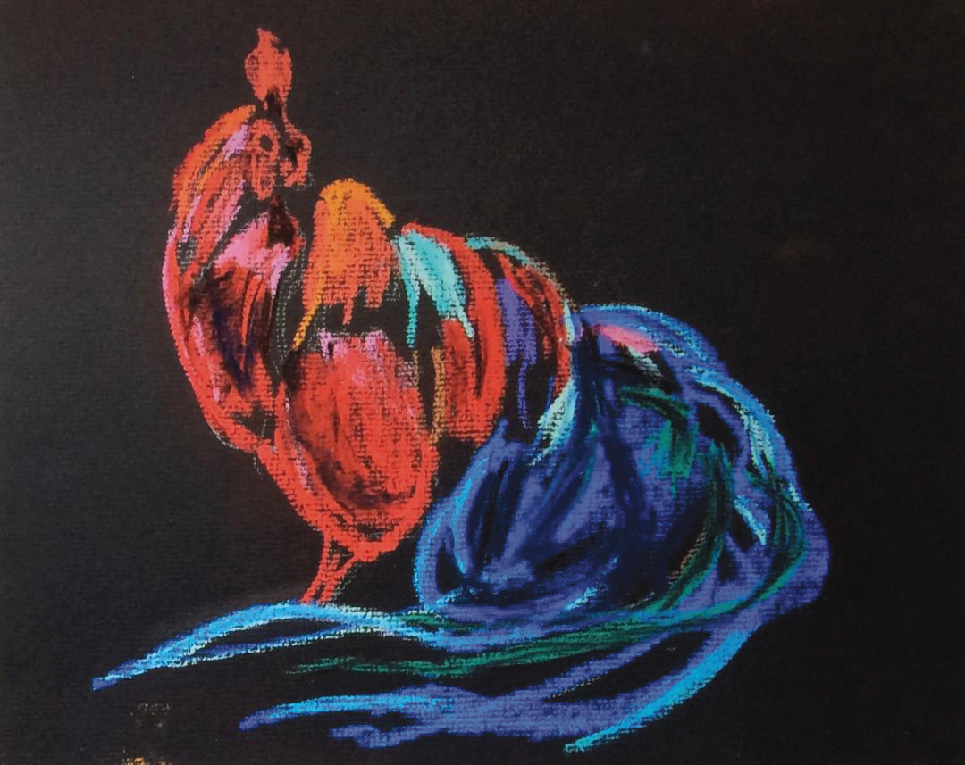 Morning Crow                         (Old Sam) by Cindy Berceli 