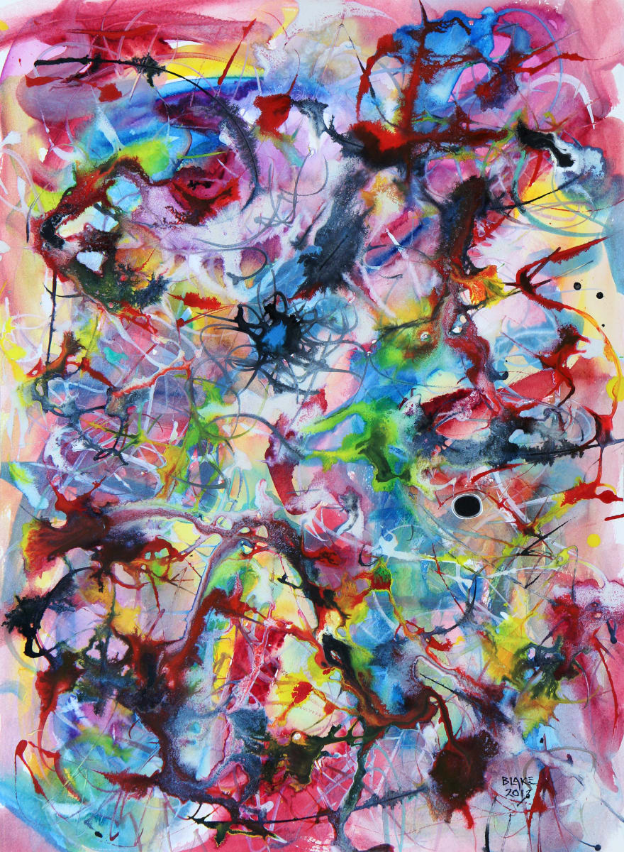 Entanglement 14 (Space Octopus in His Inner Sanctum) by Blake Brasher 