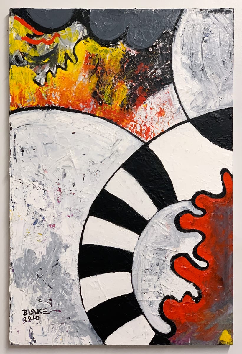 Monochrome Rainbow on a Cloudy Day 