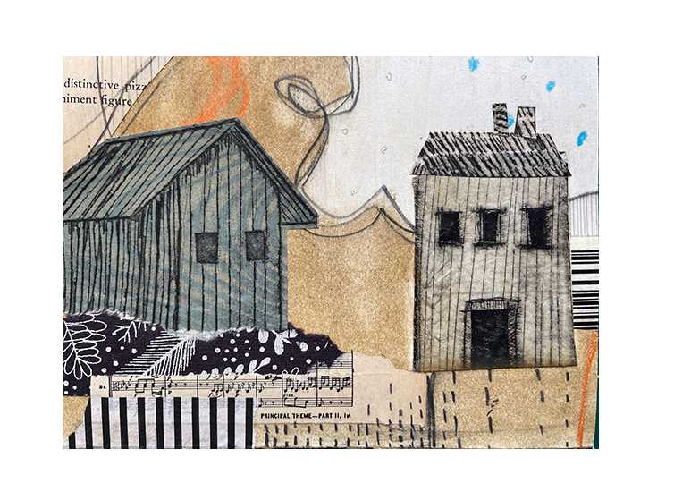 Mini Collage: Houses by Dawn Endean 