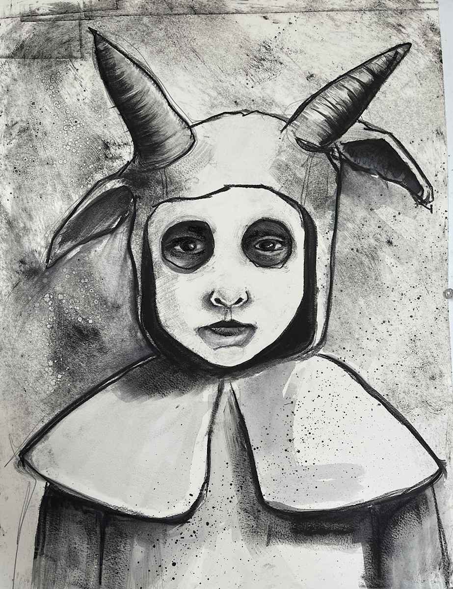 Study: The Devil at Four by Dawn Endean, Image 1.