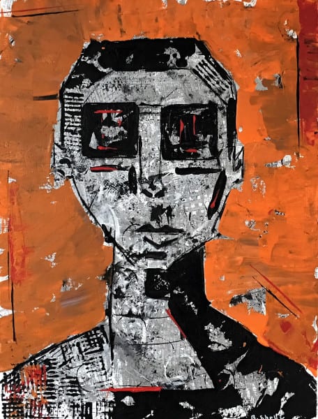 Simon in Orange, Image 1.