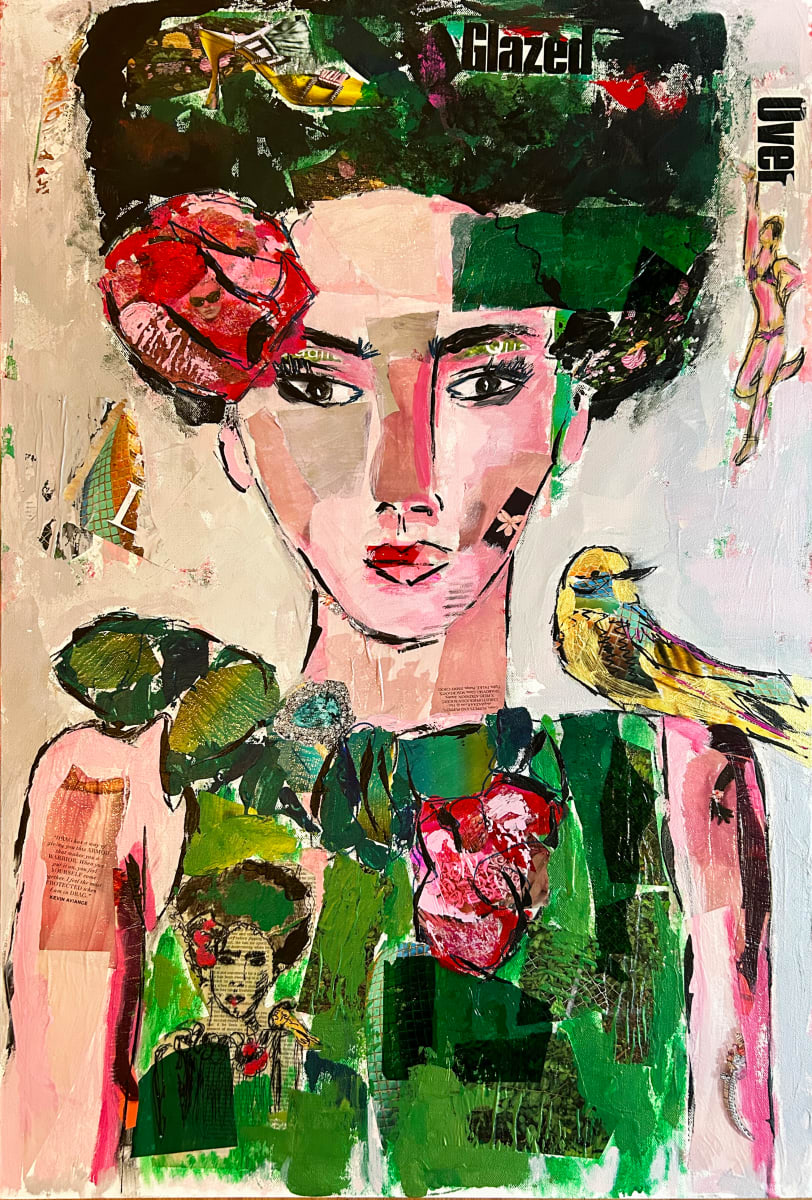 Girl With a Bird by Barbara Shelly 