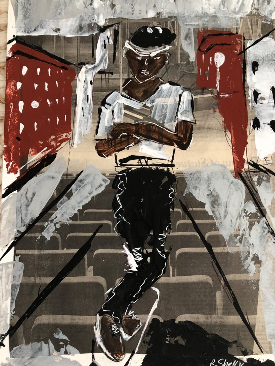 Skateboarding To The Theater, Image 1.