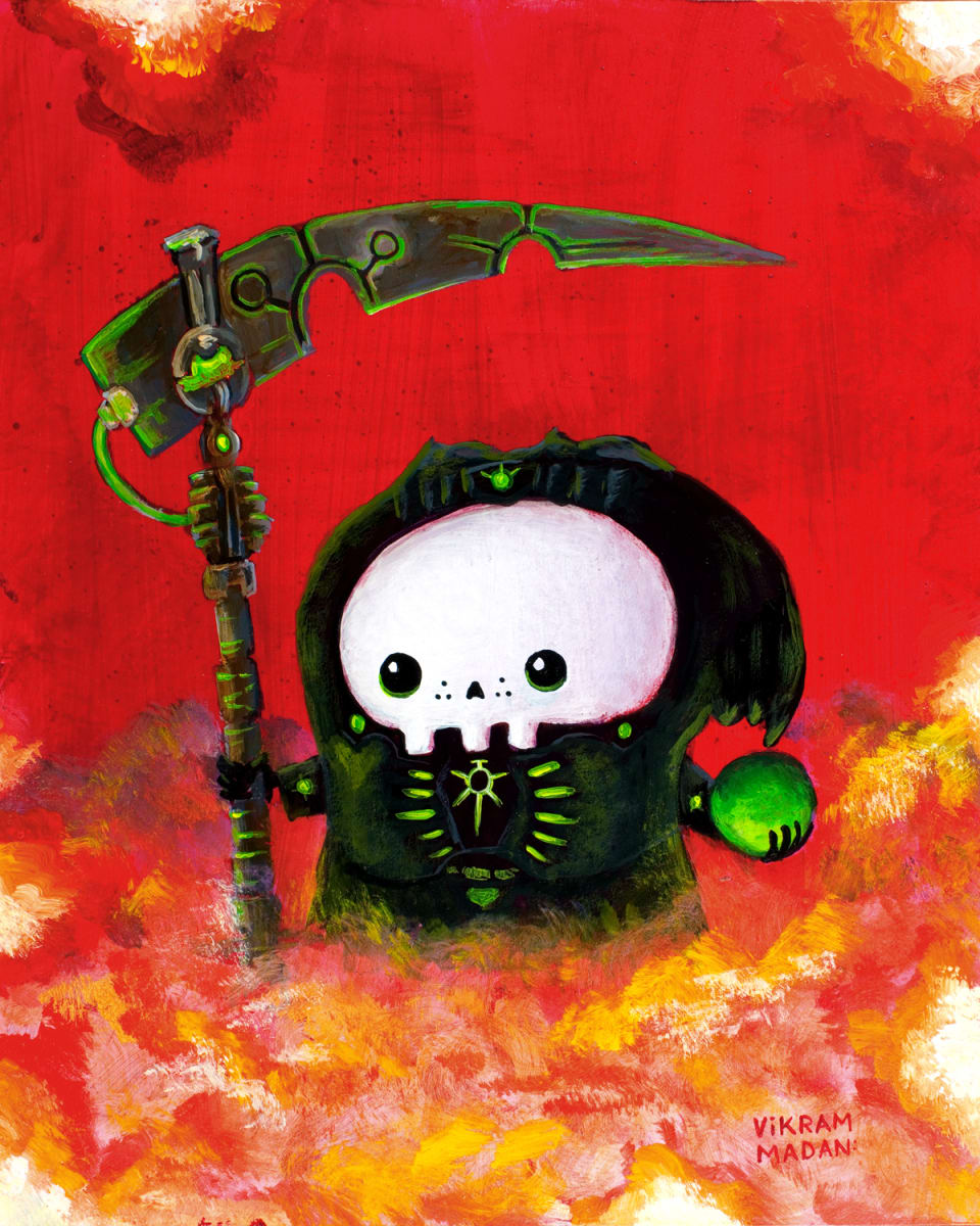 Lil' Reaper Warhammer Necron 40K Commission 