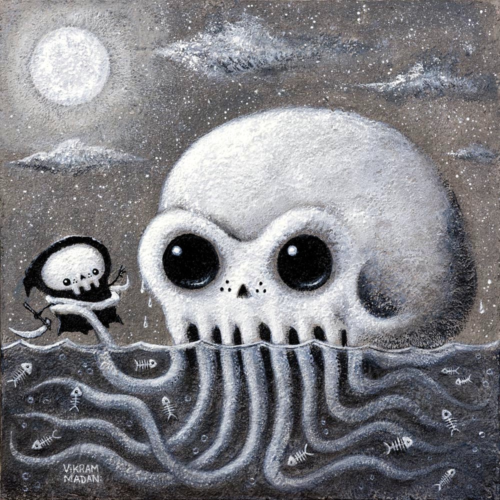 Lil' Reaper - Octoskully by Vikram Madan 