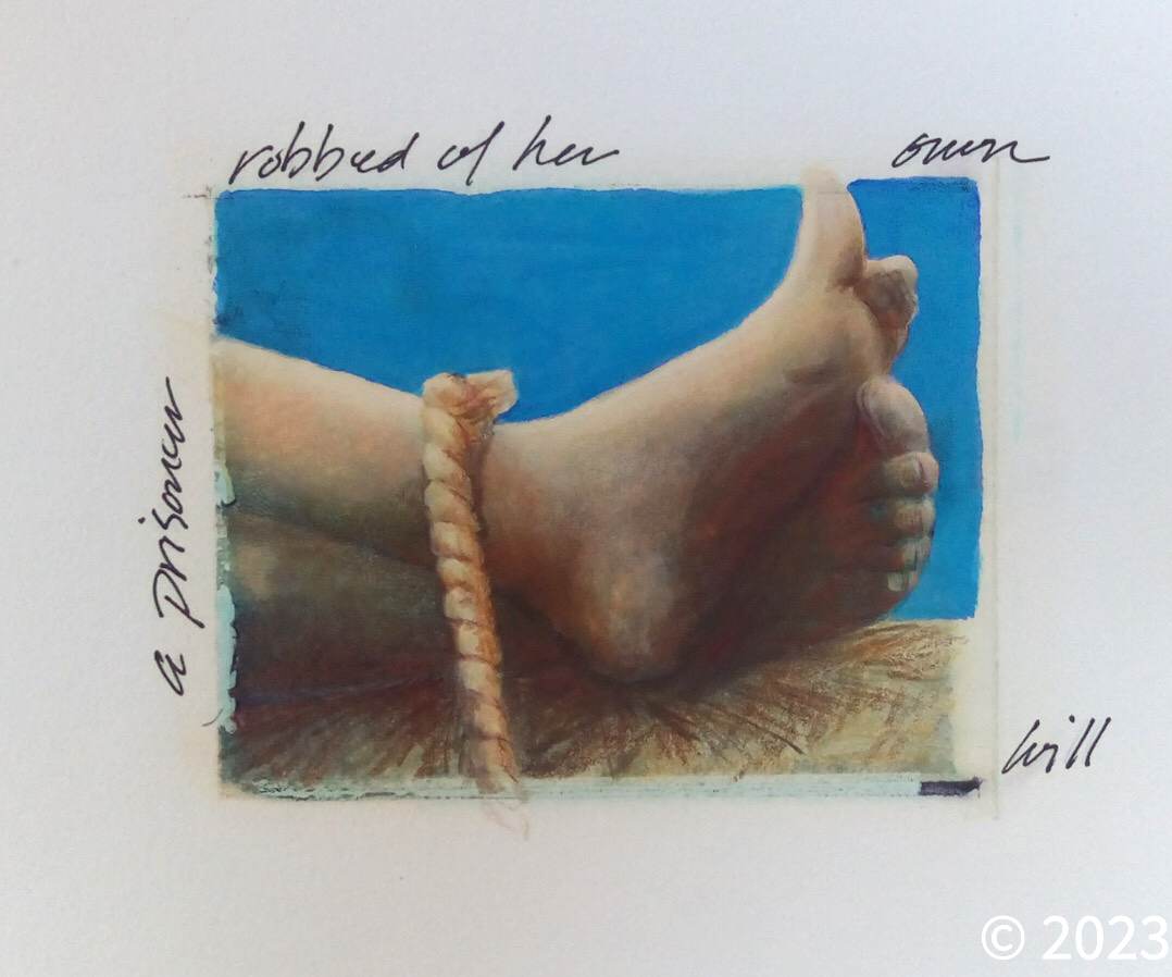 A prisoner by Karen Phillips~Curran, Image 1.