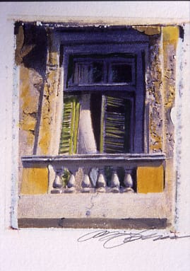 Balcony Shutters by Karen Phillips~Curran 