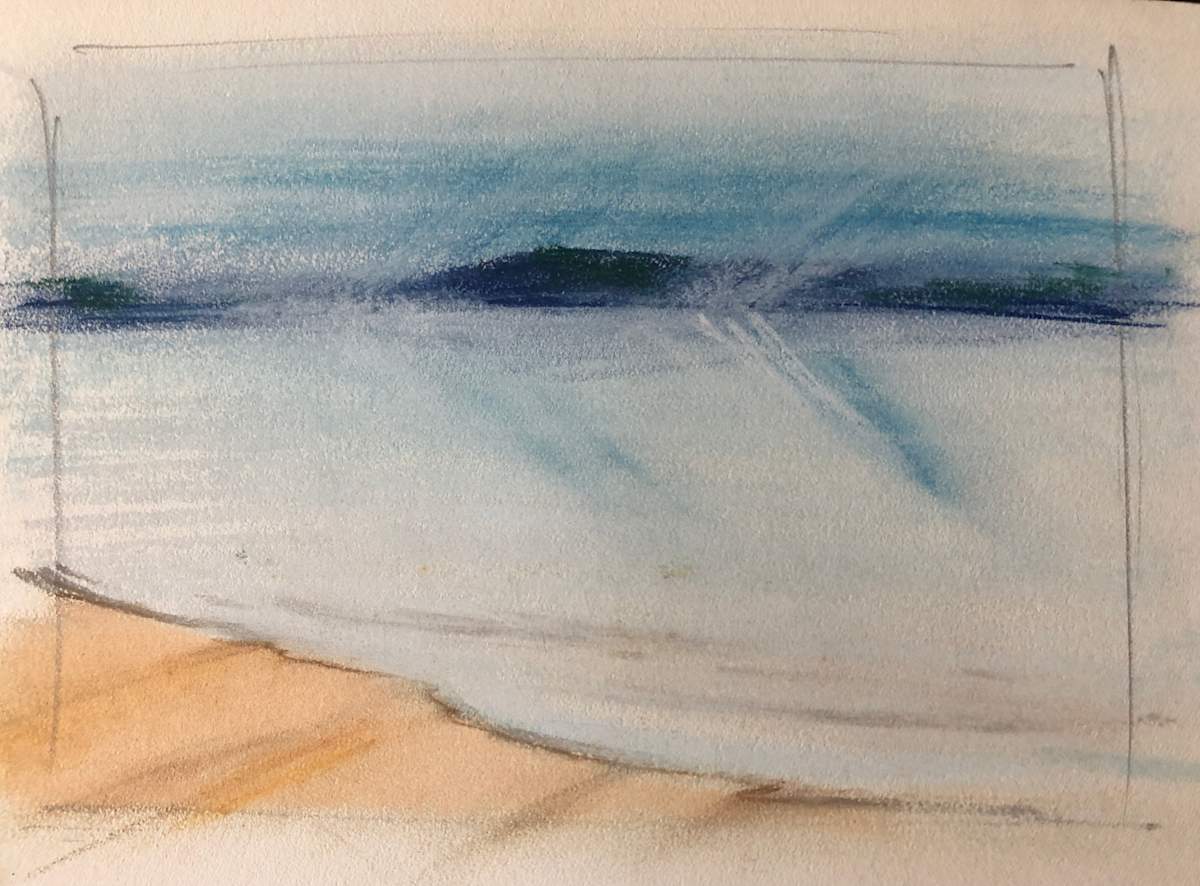 Beach and hills by Karen Phillips~Curran, Image 10.