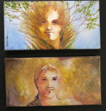 Goddess Faces 6x12  Image: Goddess Faces