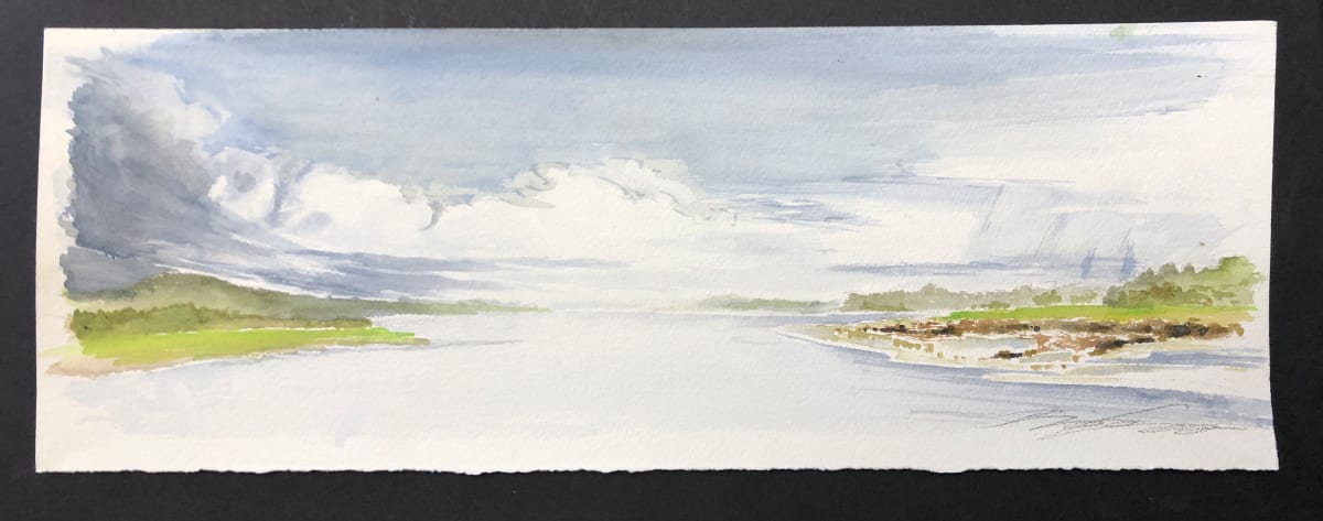 Annapolis Basin (rain) by Karen Phillips~Curran 