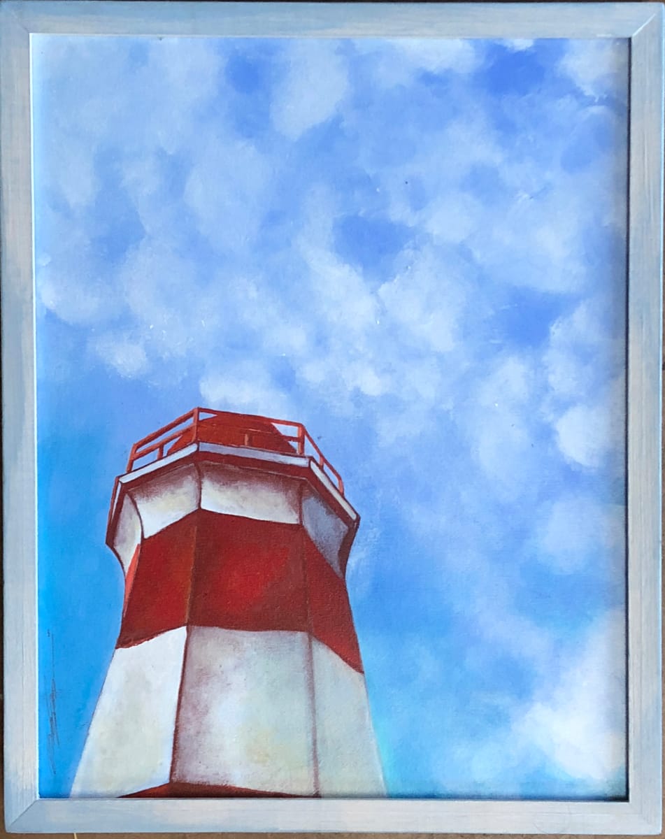 Lighthouse Red and White by Karen Phillips~Curran, Image 1.
