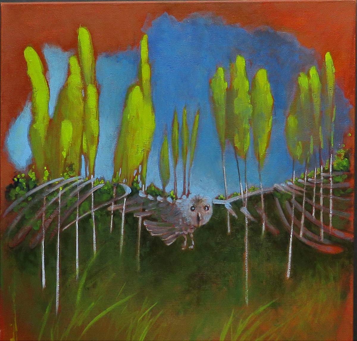 Owl in the Glen by Karen Phillips~Curran 