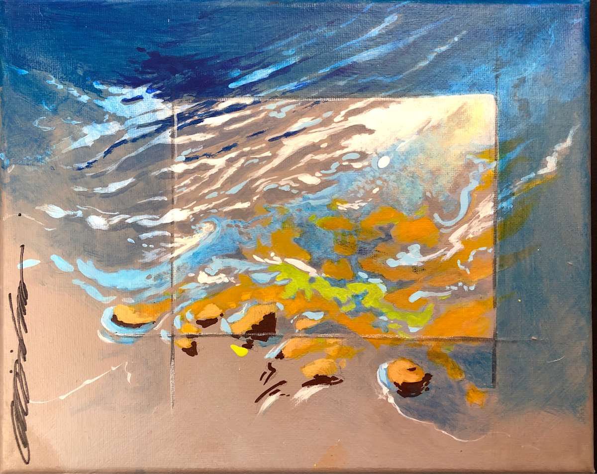 Rocks & Ripples, & Rough Reflections 8x10, Image 1.