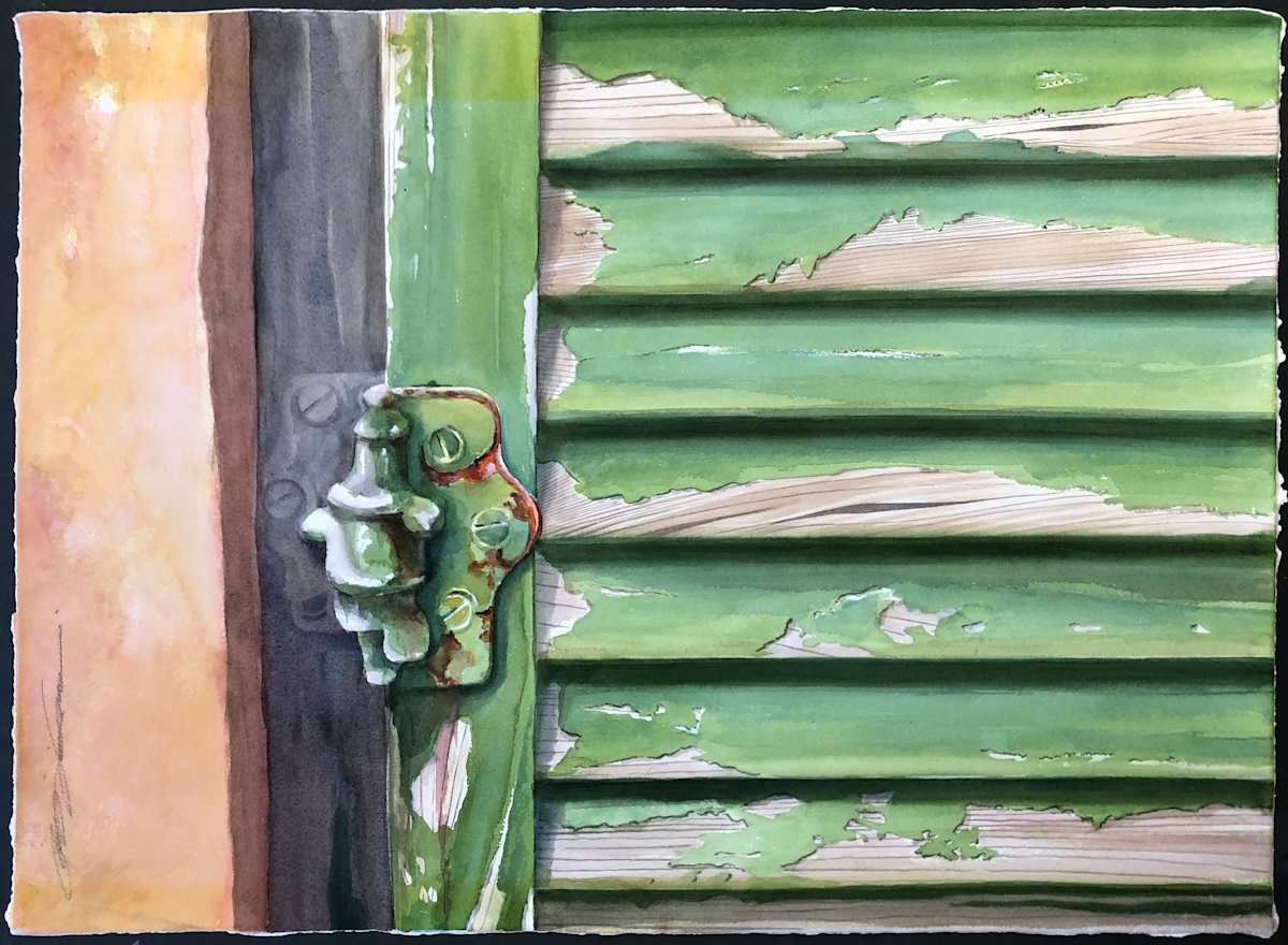 SHUTTER HINGE by Karen Phillips~Curran, Image 1.