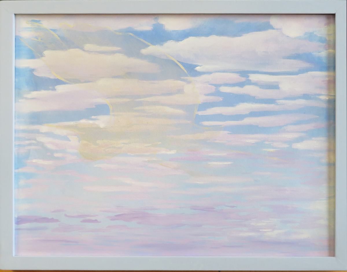 Summer Sky Heron by Karen Phillips~Curran, Image 3.