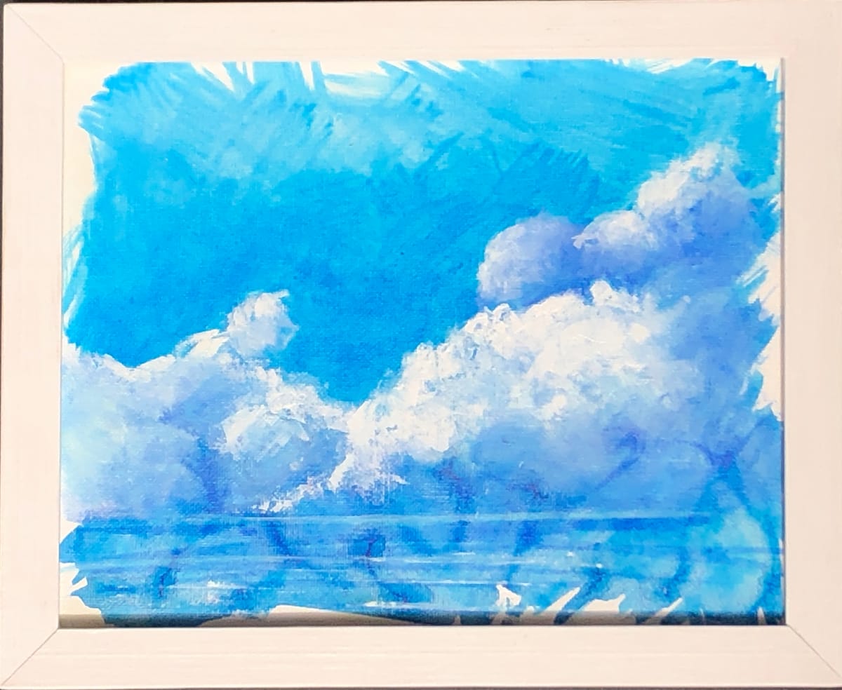 Winter Clouds by Karen Phillips~Curran  Image: Winter Clouds
A small cloud and water study. 
