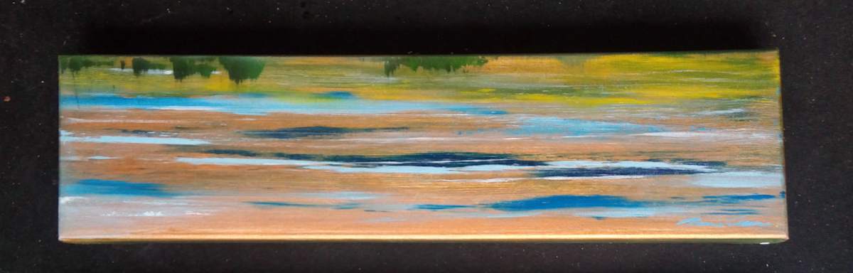 Along the Mad, gold by Karen Phillips~Curran, Image 1.