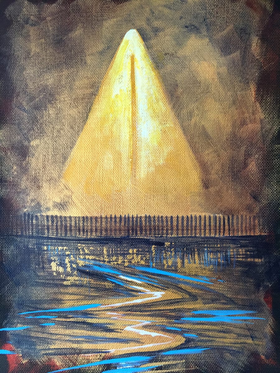 Night Light by Karen Phillips~Curran  Image: Night Light
The lights at the fish plant at night was a source of fascination for me...