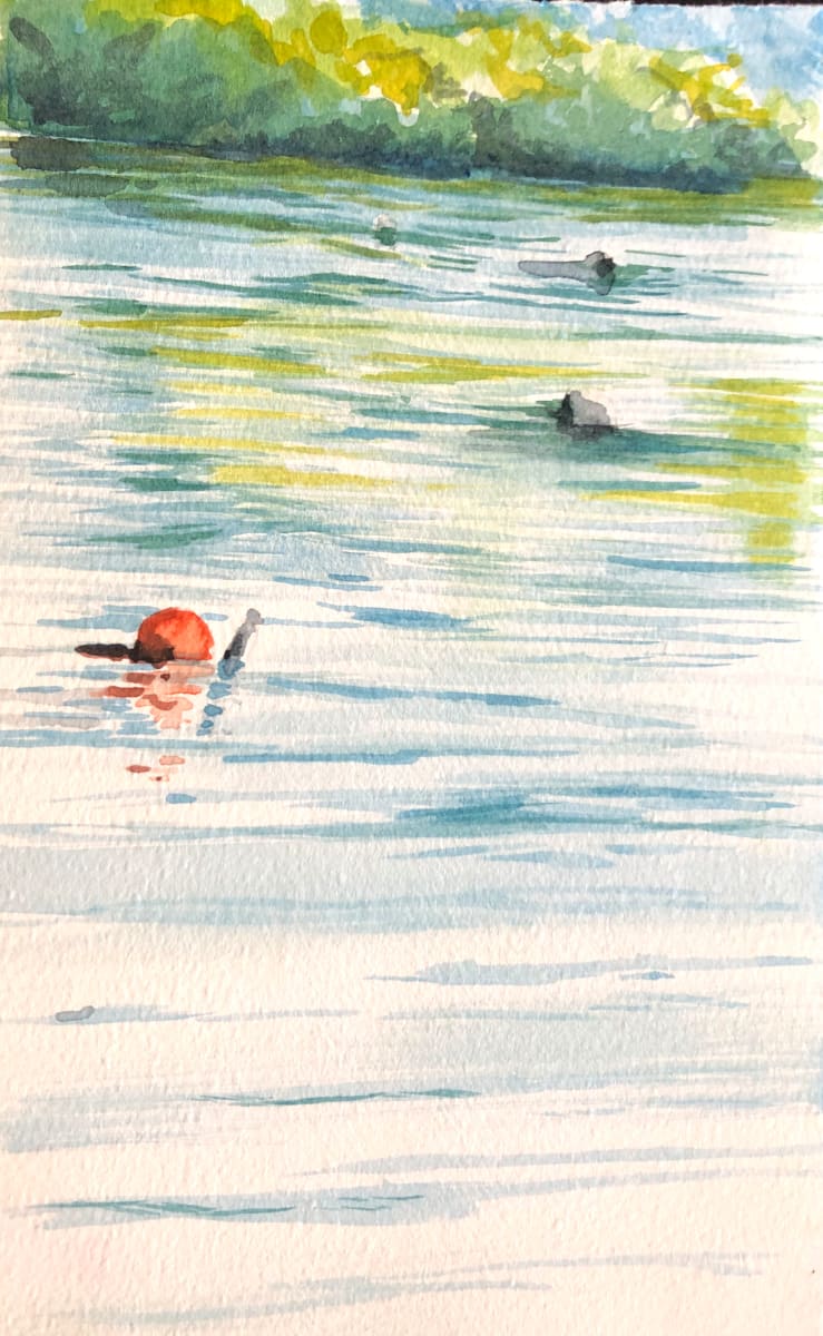Red Buoy by Karen Phillips~Curran, Image 1.