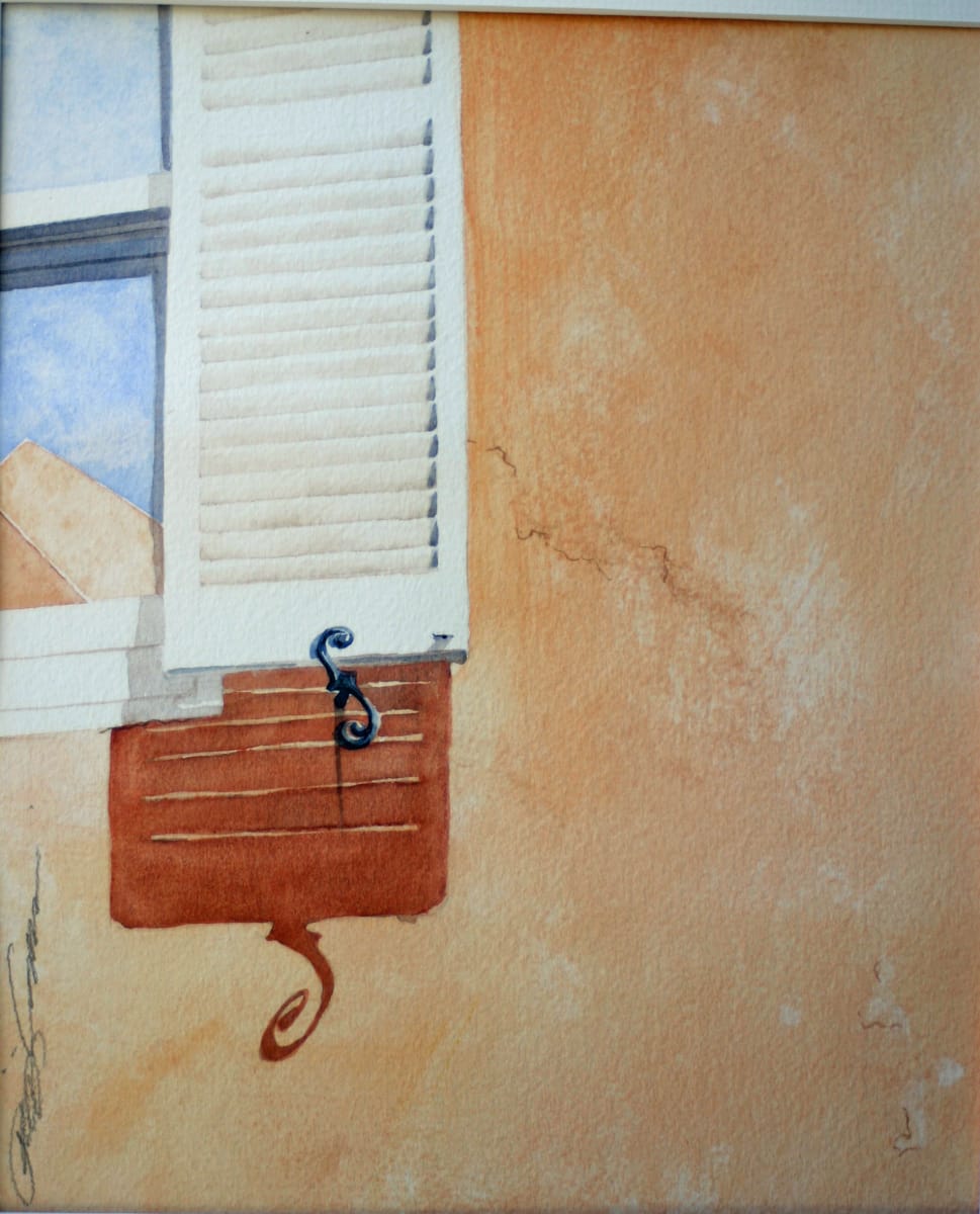 Right Peach Shutter by Karen Phillips~Curran, Image 1.