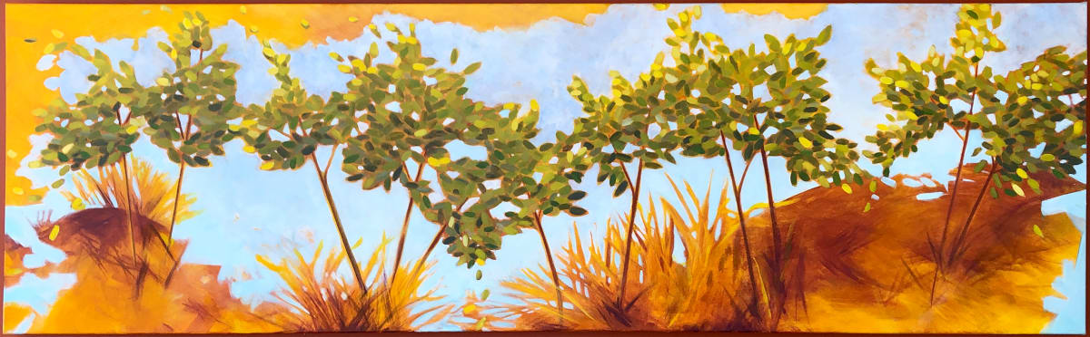 Windy Spring Treeline by Karen Phillips~Curran, Image 1.