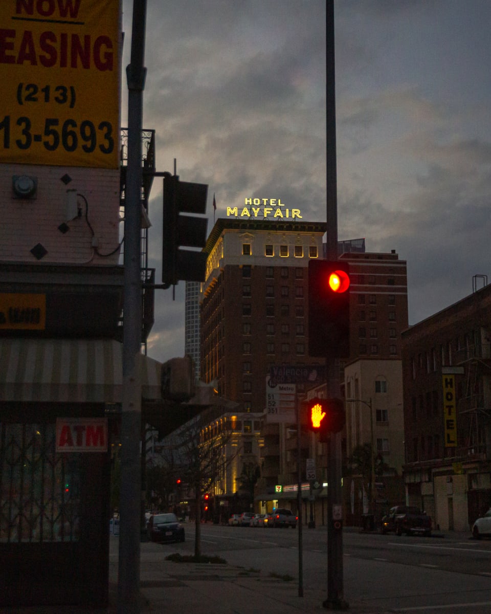 Los Angeles in the Days of Pandemic - Hotel Mayfair 