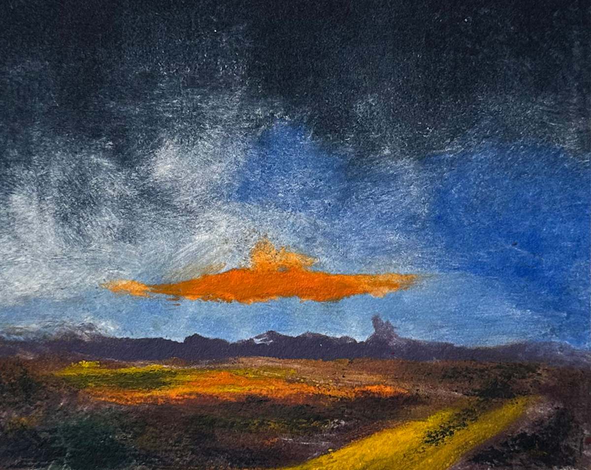 Field at Sunset by Marie Cole 